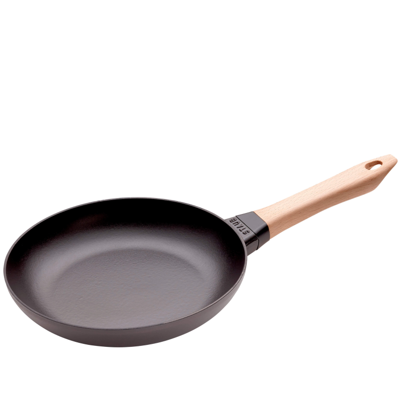  Staub cast iron frying pan with wooden handle - 24 cm