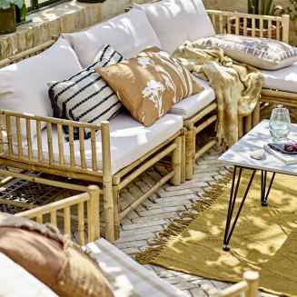  Bloomingville Mundo Gray garden table 55x55 cm - 4