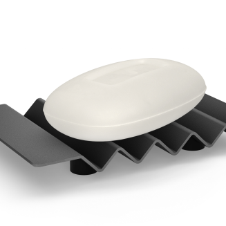 Zack Opeta soap dish, black - 2