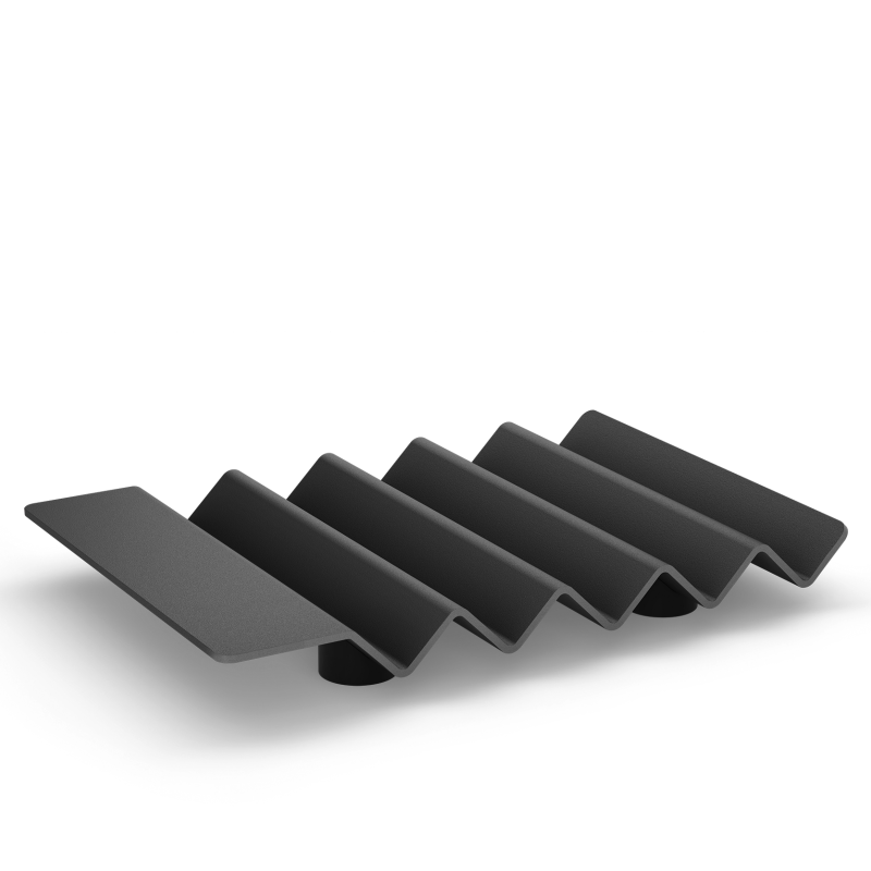 Zack Opeta soap dish, black