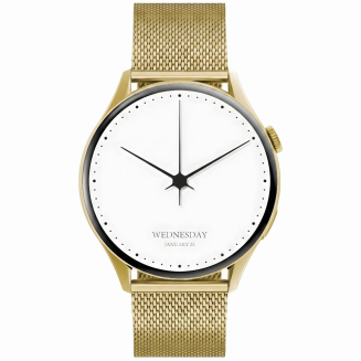 Smartwatch Gravity Złoty Pasek + Bransoleta GT11-3 - 12