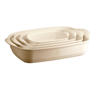  Emile Henry Ultime ovenproof dish 36x23 cm cream - 4
