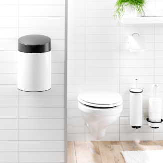  Brabantia White standing/wall toilet brush - 2