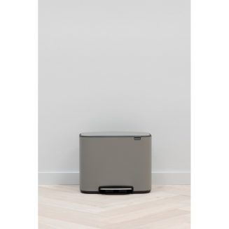 Brabantia Bo Mineral waste bin 23+11l gray - 6