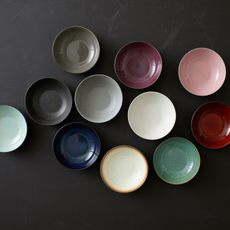 Bitz Black Green pasta plate 20 cm - 3