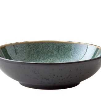 Bitz Black Green pasta plate 20 cm - 4