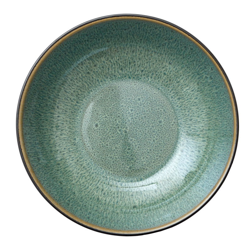 Bitz Black Green pasta plate 20 cm