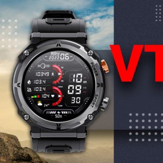 Smartwatch VELTORI VT130-1 Czarny Pasek Silikonowy - 11