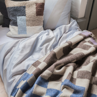 Pościel Mette Ditmer DIAGONAL Light Grey & Sand 140×200 cm - 6