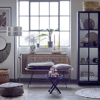  Bloomingville Freya Black tray table - 2