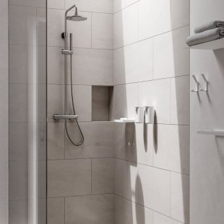 Zone Denmark Rim White Wall Mounted Soap Dispenser - 3