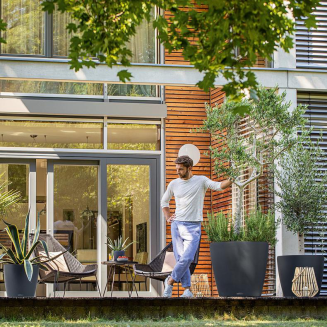  Lechuza Classico Color 18 flowerpot | 21 | 28 | 35 | 43 | 60 | 70 gray slate - 17