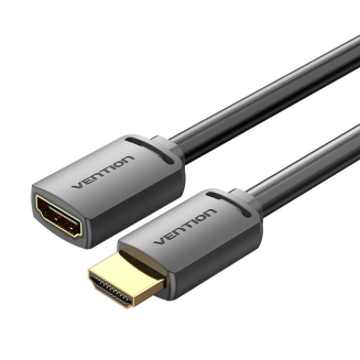 Kabel przedłużający HDMI 2.0 męski do HDMI 2.0 żeński Vention AHCBD 0,5m, 4K 60Hz, (czarny) - 4