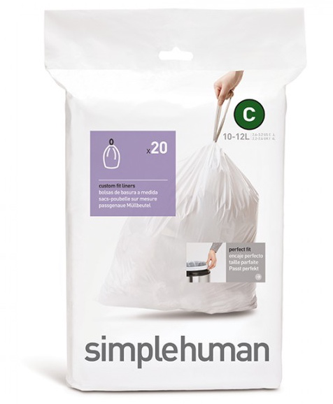  Simplehuman C garbage bags 10-12l 20 pieces