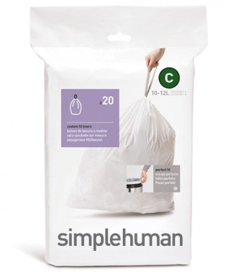  Simplehuman C garbage bags 10-12l 20 pieces
