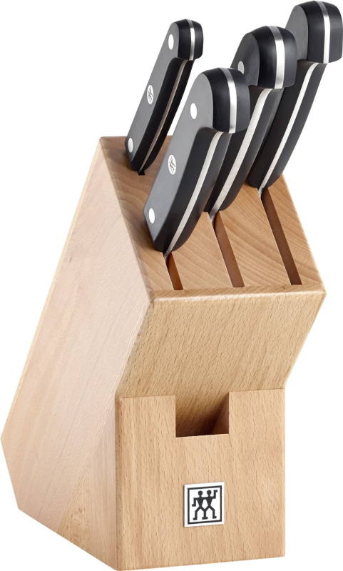  Set of 4 Zwilling Gourmet knives in a block