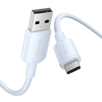 Kabel USB 2.0 A do USB-C 3A Vention CTQLH 2M (niebieski) - 2
