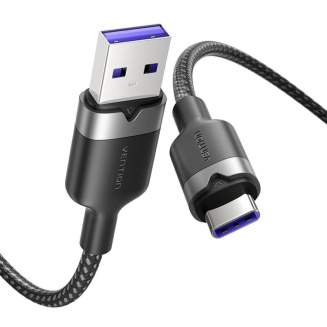 Kabel VENTION CTOBH USB-A-USB-C 2m (czarny) - 2