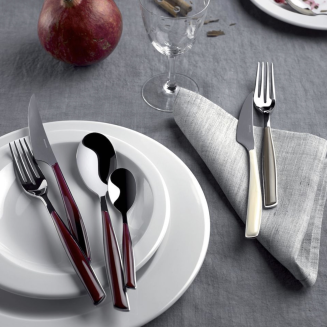Zestaw sztućców obiadowych Casa Bugatti Glamour Garnet Red 24 szt. - 5