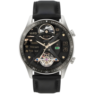 Smartwatch Gravity Srebrny 2 Paski GT10-7 - 9