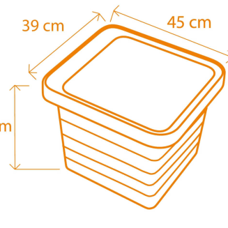 PLASTIA BERBERIS UNO Donica samonawadniająca 45x39 cm brązowy - 3