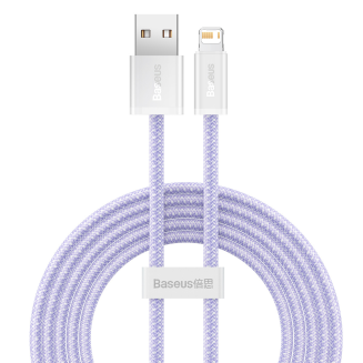 Kabel USB do Lightning Baseus Dynamic, 2.4A, 2m (Fioletowy) - 2