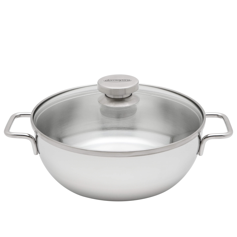  Deep frying pan with 2 handles and lid Demeyere Apollo 7 - 24 cm