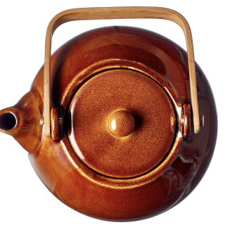  Stoneware jug with strainer Bitz Amber 1.2l - 7