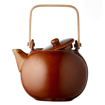  Stoneware jug with strainer Bitz Amber 1.2l