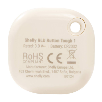 Przycisk aktywacji akcji i scen Shelly BLU Button Tough 1 Bluetooth (ivory) - 2
