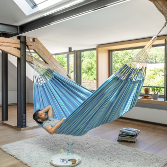  La Siesta Modesta azure kingsize hammock - 3