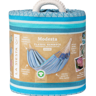  La Siesta Modesta azure kingsize hammock - 7
