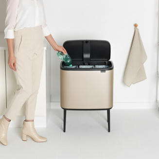 Brabantia Bo Touch Bin 11+11+11l champagne - 5