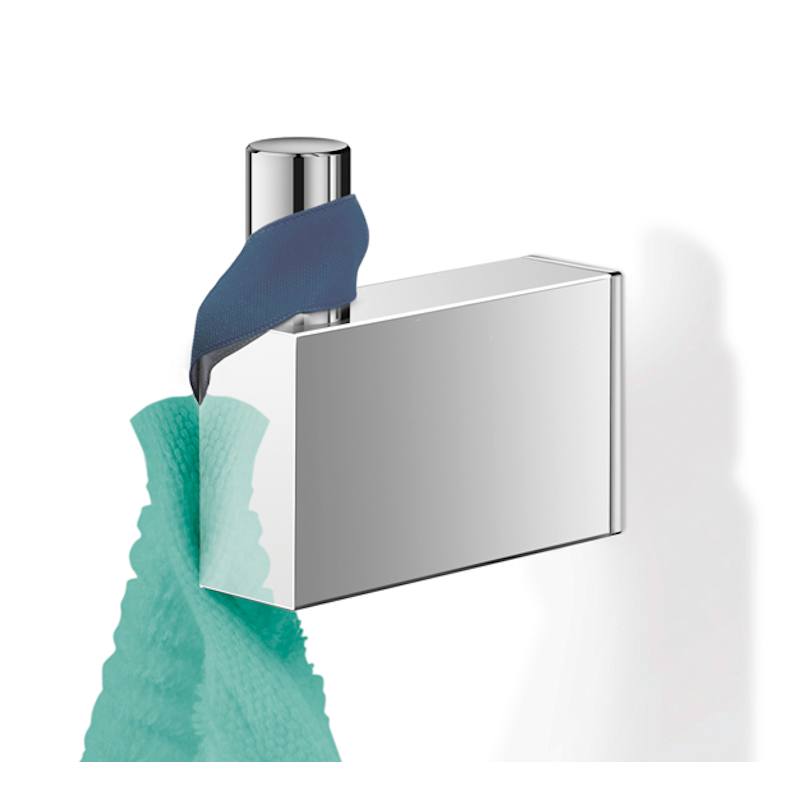 Zack Linea towel hook, glossy, 5 cm