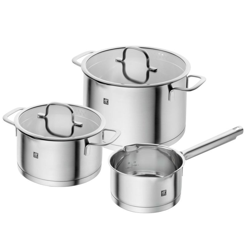  Set of 3 Zwilling TrueFlow pots