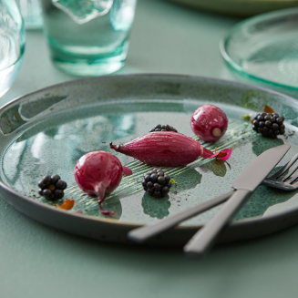 Talerz Gastro Bitz Black Green 27 cm - 5