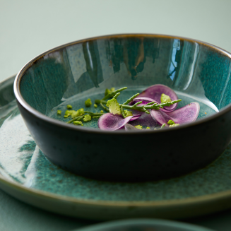 Talerz Gastro Bitz Black Green 27 cm - 3