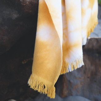  Watercolor Mustard beach towel 85x175 cm - 4
