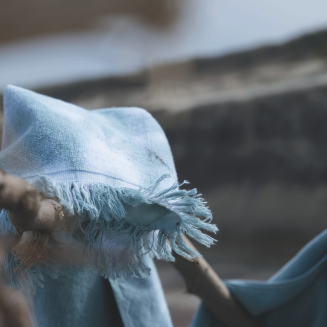  Watercolor Mustard beach towel 85x175 cm - 5