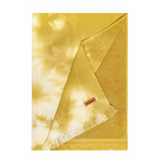  Watercolor Mustard beach towel 85x175 cm - 2