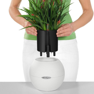  Lechuza Puro Color 20 slate gray flowerpot - 2