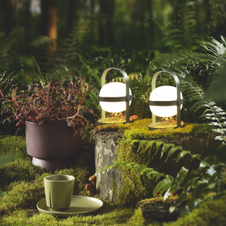 Solar lamp z USB Rosendahl Soft Spot Olive 18 cm - 11