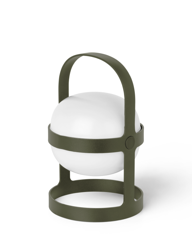 Solar lamp z USB Rosendahl Soft Spot Olive 18 cm