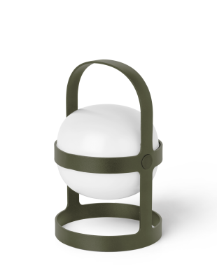 Solar lamp z USB Rosendahl Soft Spot Olive 18 cm