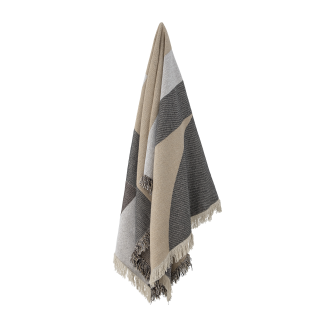  Bloomingville Tasja Nature plaid 130x160 cm - 3