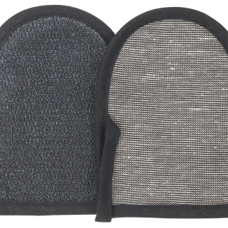  Lapuan Kankurit Onni black-linen cosmetic glove - 2