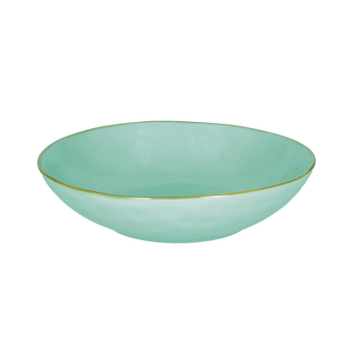  Rose&Tulipani | Set of 4 Concerto Verde Acqua soup plates - Mint, 21 cm
