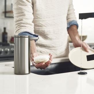 Dozownik bezdotykowy z akumulatorem Simplehuman 414 ml stal szczotkowana - 5