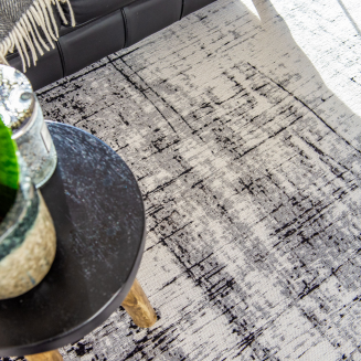  Louis de Poortere Mad Men Griff metro black&white carpet - 9