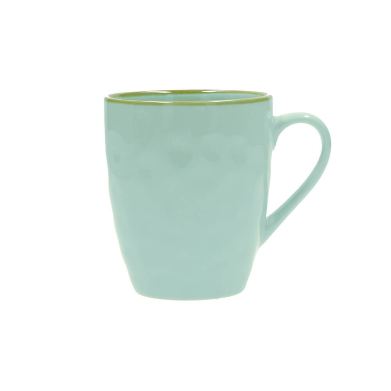  Rose&Tulipani | Set of 4 Concerto Verde Acqua mugs with handle - Mint, 430 ml